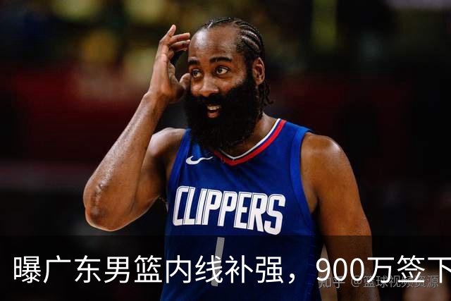 曝广东男篮内线补强，900万签下季后赛场均6.5分悍将，朱芳雨又现神操作